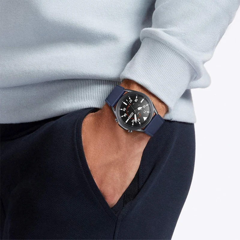 Sehr schön Honor MagicWatch 2 46mm Echtes Leder armband