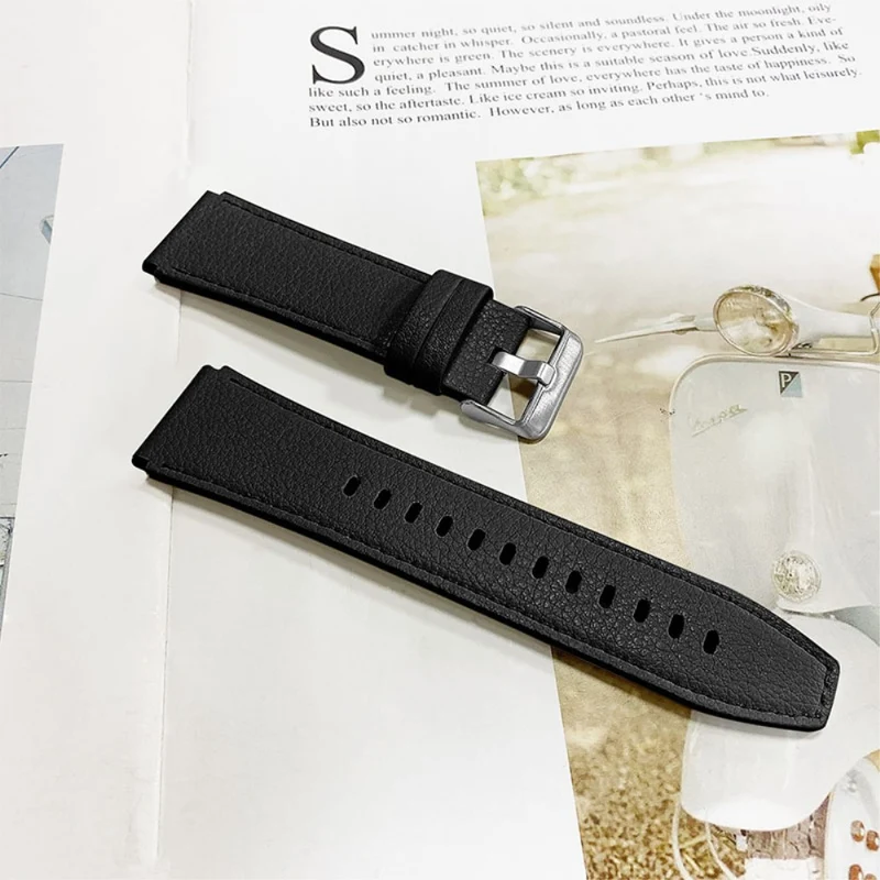 Sehr schön Honor MagicWatch 2 46mm Echtes Leder armband