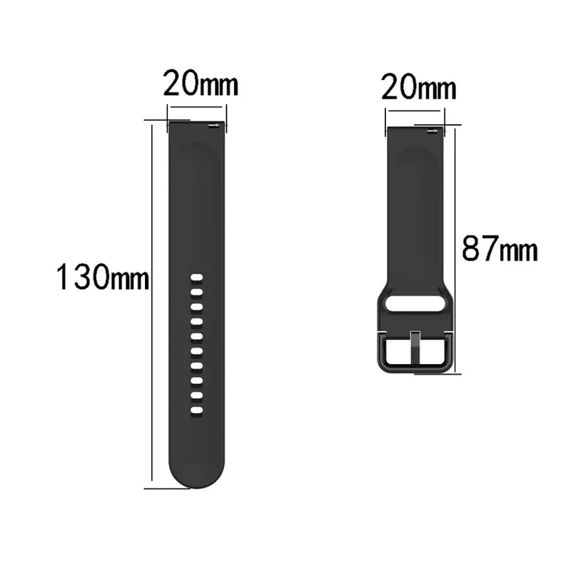 Mega gut Samsung Galaxy Watch Active Silikon / TPU armband