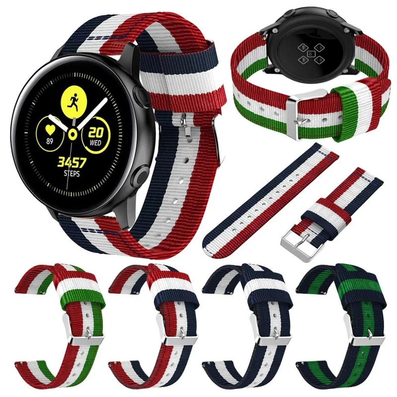 Schön Samsung Galaxy Watch Active Textil / Nylon armband