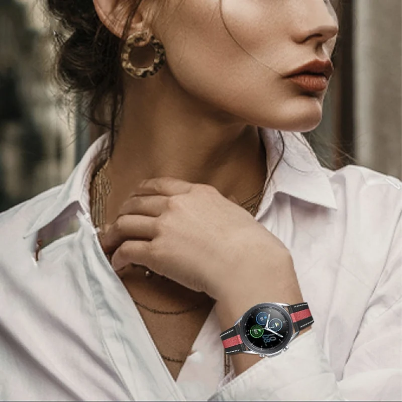 Samsung Galaxy Watch 3 (41mm) / Samsung Galaxy Watch (42mm) Echtes Leder armband