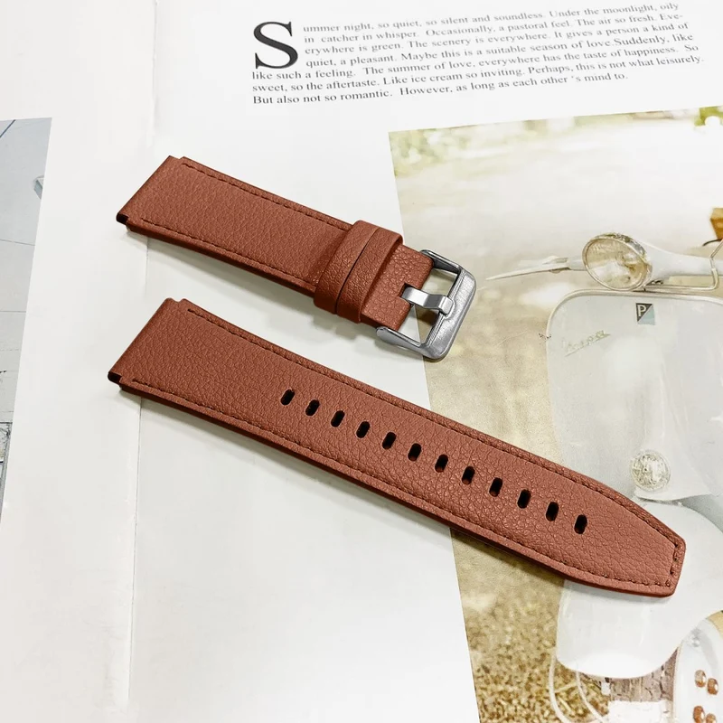 Zeitlos Fossil Gen 5 Carlyle HR Echtes Leder armband