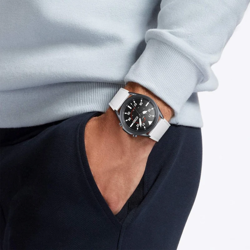 Stilvoll Amazfit Pace Echtes Leder armband