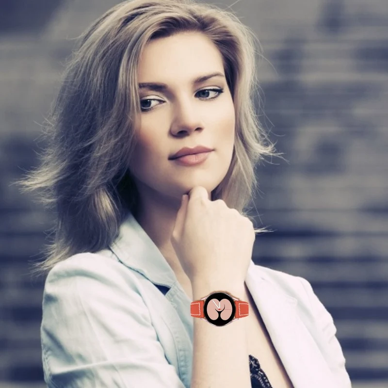 Super stylisch Universell Amazfit Echtes Leder armband