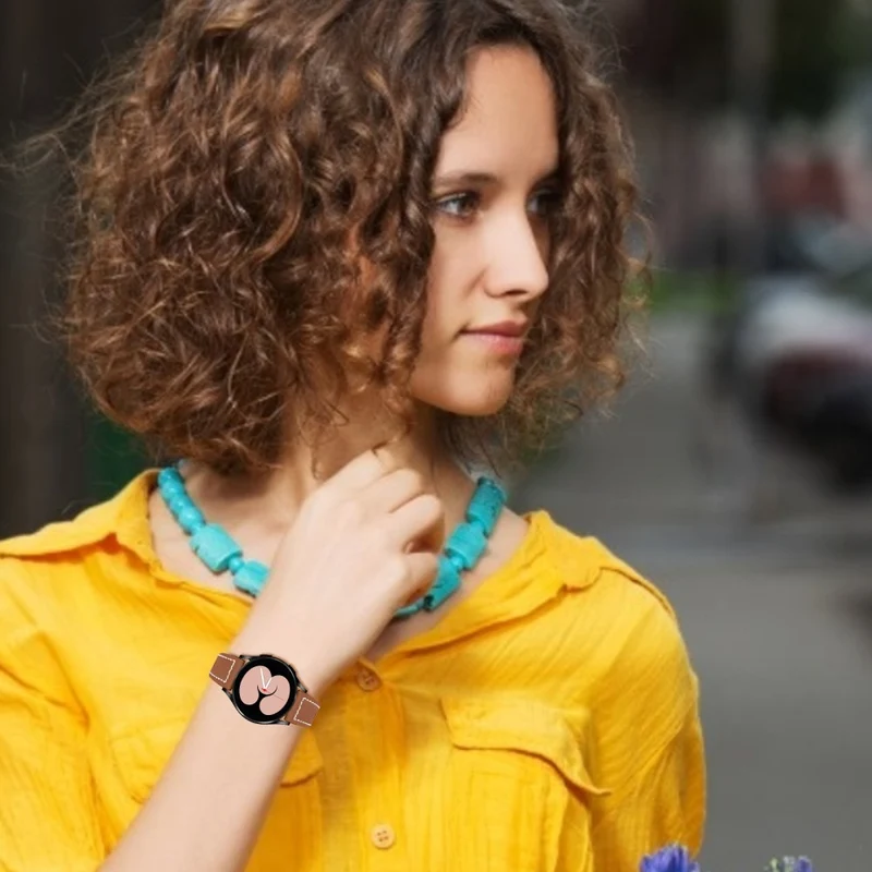 Super stylisch Universell Amazfit Echtes Leder armband