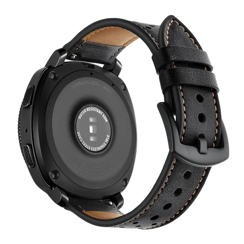 Robust Samsung Gear Sport Echtes Leder armband
