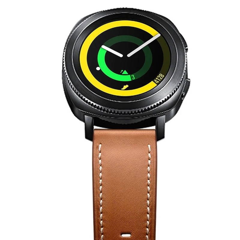 Super elegant Samsung Gear Sport Echtes Leder armband