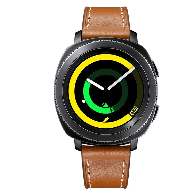 Super elegant Samsung Gear Sport Echtes Leder armband