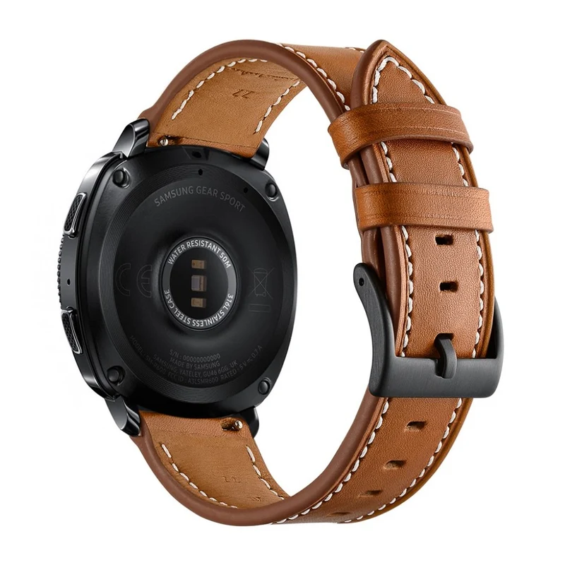 Super elegant Samsung Gear Sport Echtes Leder armband