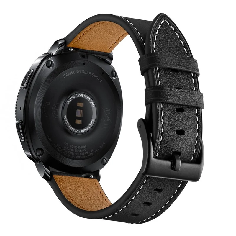 Super elegant Samsung Gear Sport Echtes Leder armband