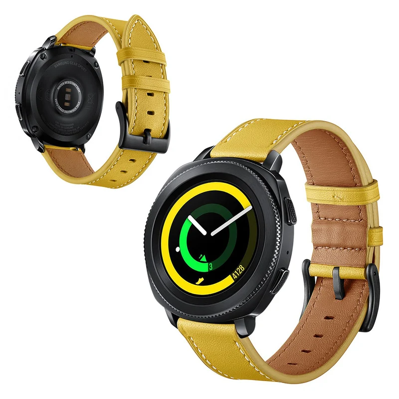 Super elegant Samsung Gear Sport Echtes Leder armband