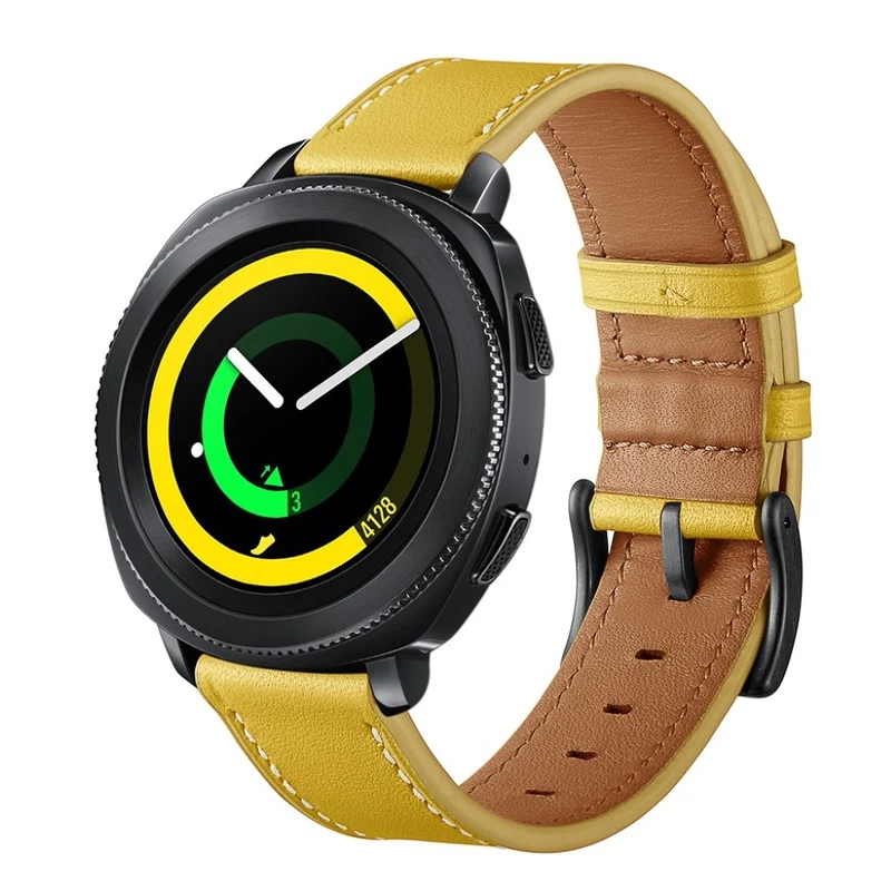 Super elegant Samsung Gear Sport Echtes Leder armband