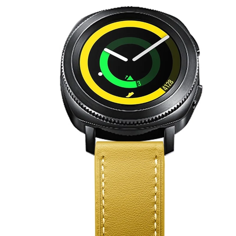 Super elegant Samsung Gear Sport Echtes Leder armband