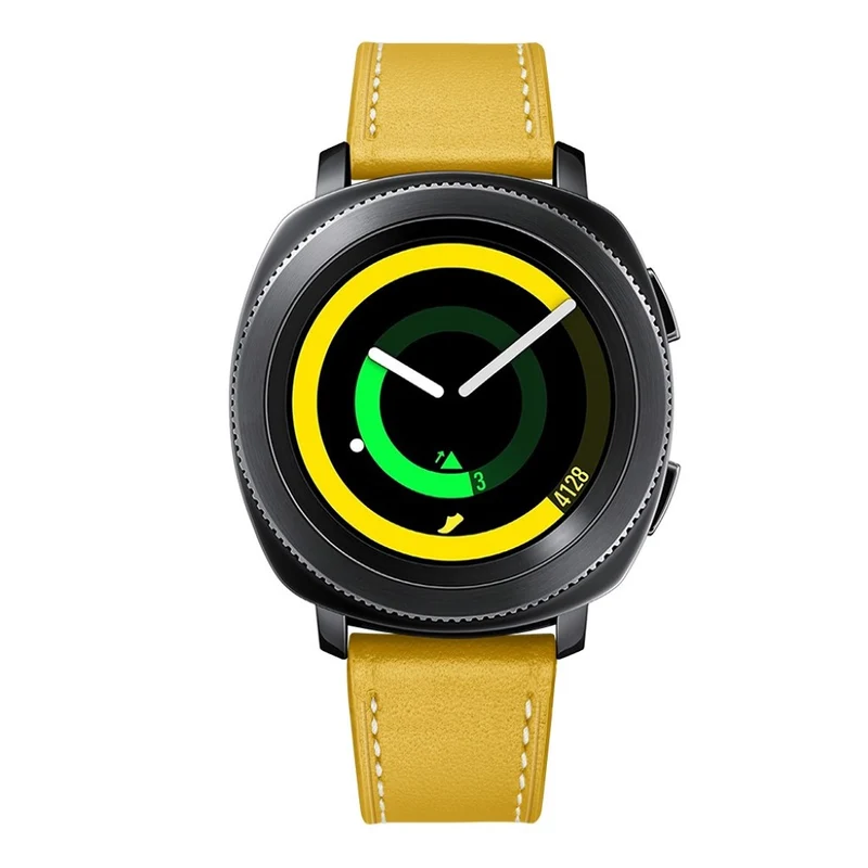 Super elegant Samsung Gear Sport Echtes Leder armband
