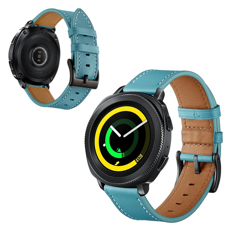 Super elegant Samsung Gear Sport Echtes Leder armband