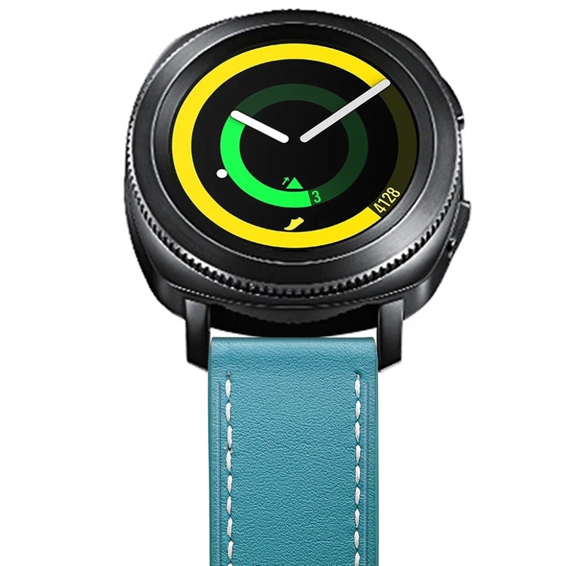 Super elegant Samsung Gear Sport Echtes Leder armband