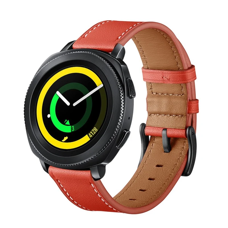 Super elegant Samsung Gear Sport Echtes Leder armband