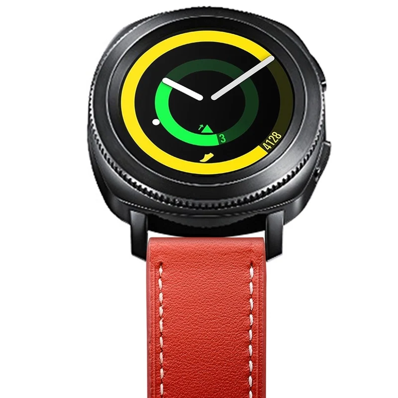 Super elegant Samsung Gear Sport Echtes Leder armband