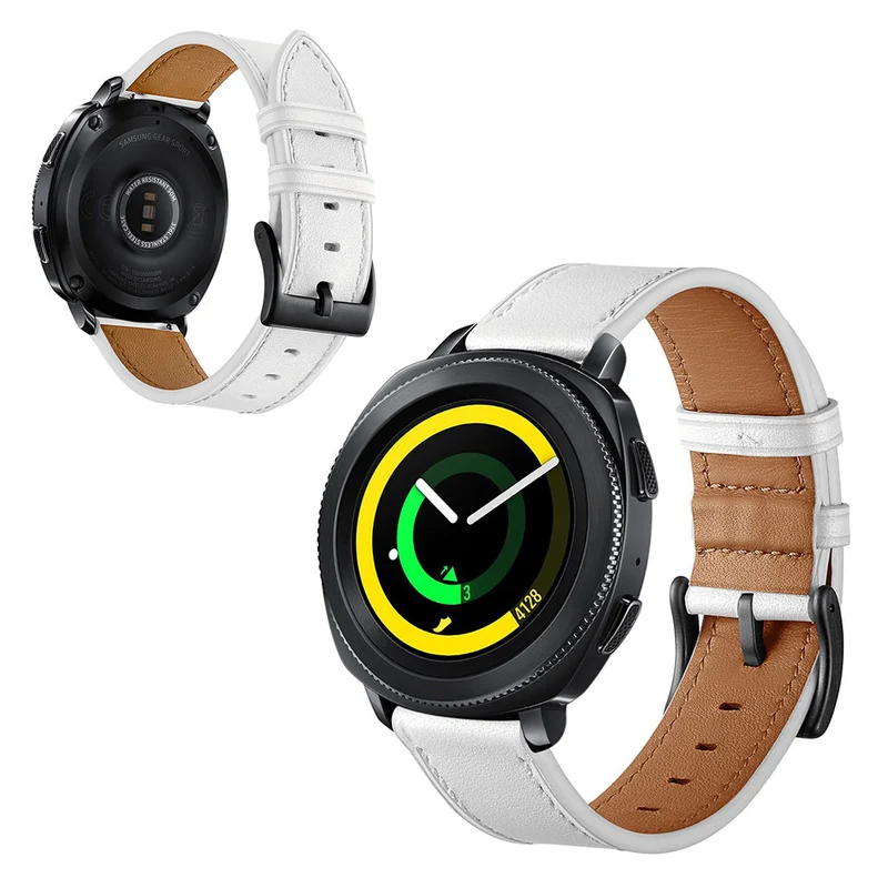 Super elegant Samsung Gear Sport Echtes Leder armband