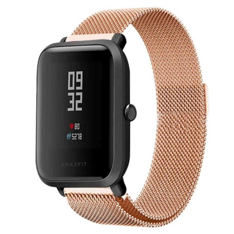 Bemerkenswert ordentlich Amazfit Bip Metall armband