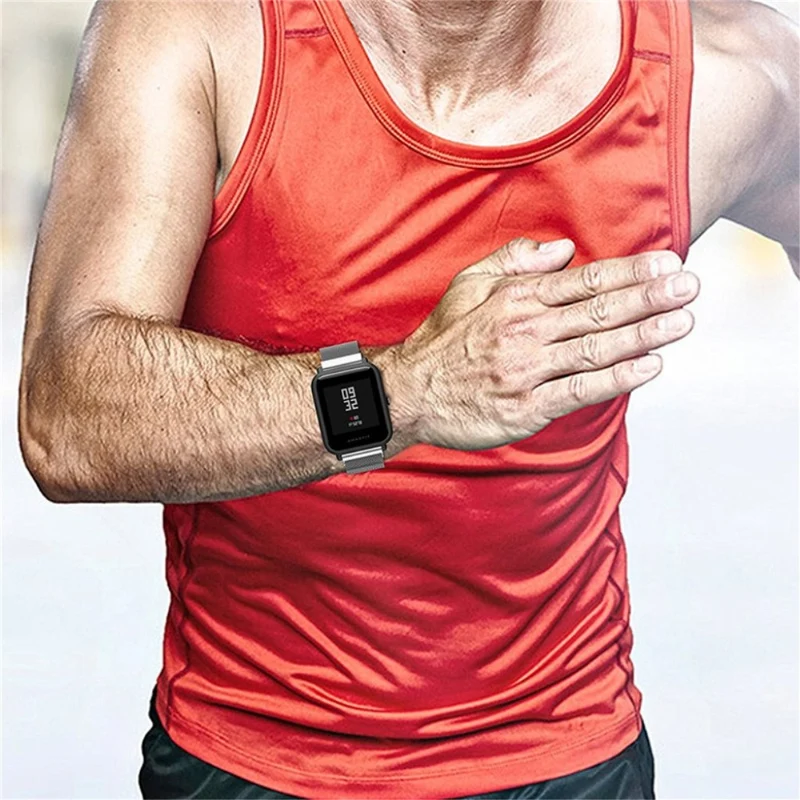 Bemerkenswert ordentlich Amazfit Bip Metall armband