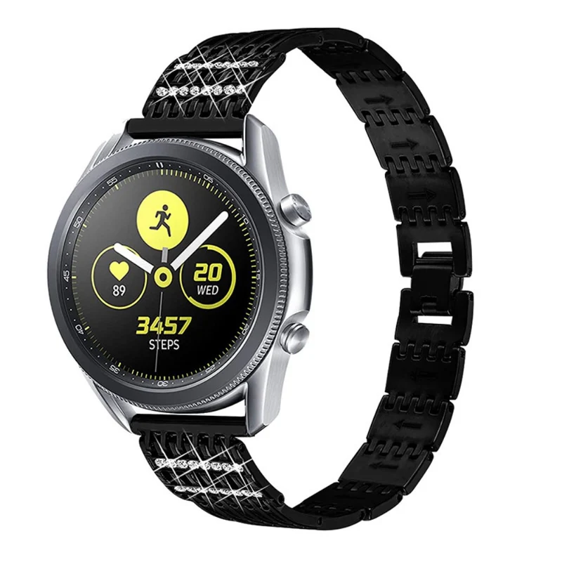 Sehr gut Samsung Gear S3 Frontier Metall und Strass armband
