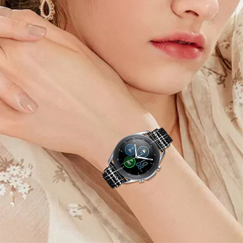 Sehr gut Samsung Gear S3 Frontier Metall und Strass armband