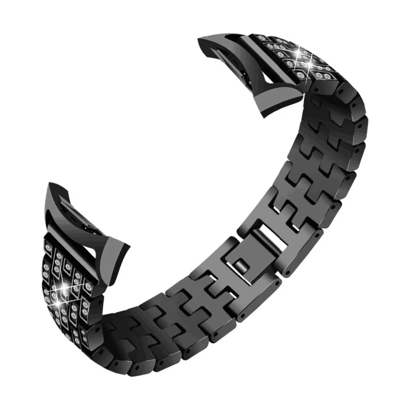 Unglaublich süß Samsung Gear Fit2 Metall und Strass armband