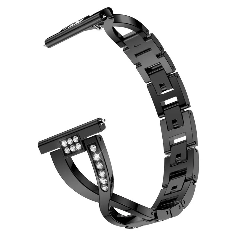 Cool Samsung Galaxy Watch Active Metall und Strass armband