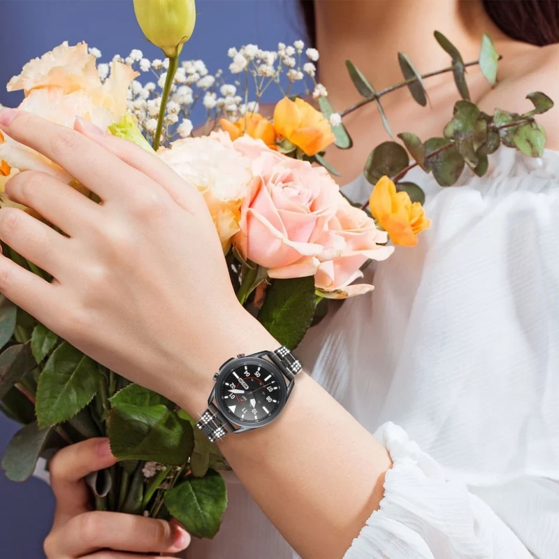 Süß Samsung Galaxy Watch 3 (41mm) Metall und Strass armband
