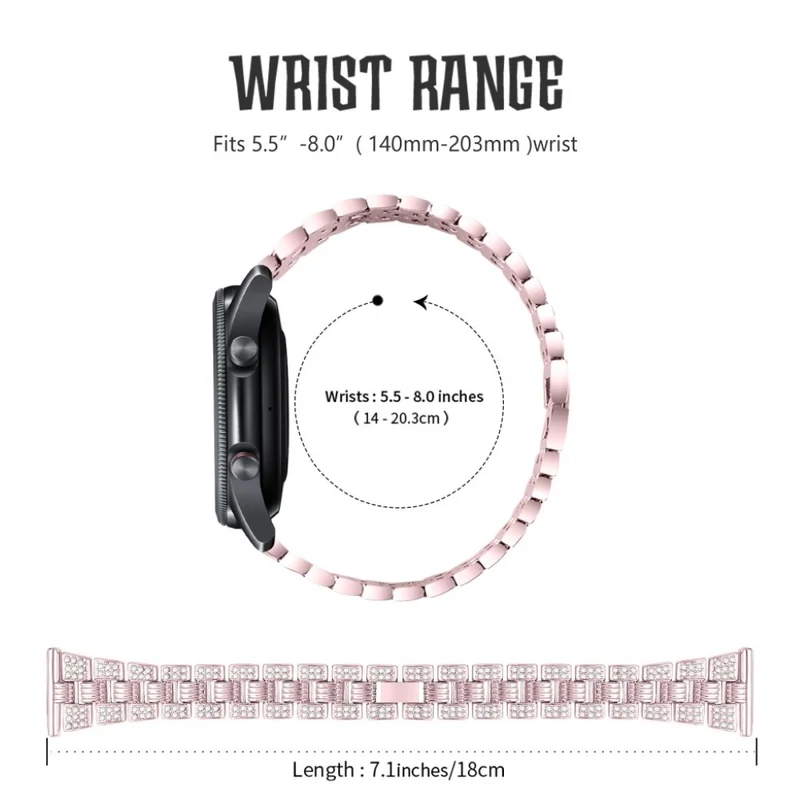 Süß Samsung Galaxy Watch 3 (41mm) Metall und Strass armband