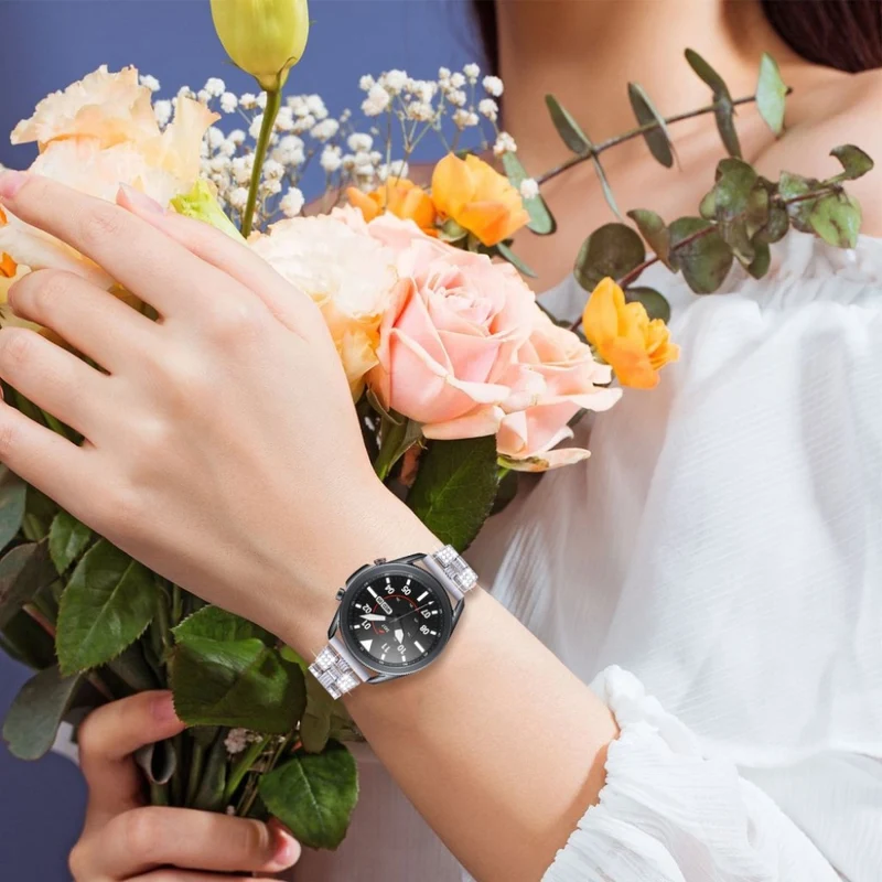 Süß Samsung Galaxy Watch 3 (41mm) Metall und Strass armband