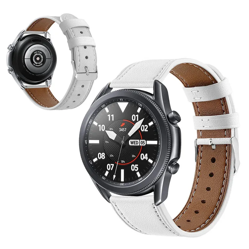 Sehr gut Samsung Galaxy Watch 3 (41mm) Echtes Leder armband