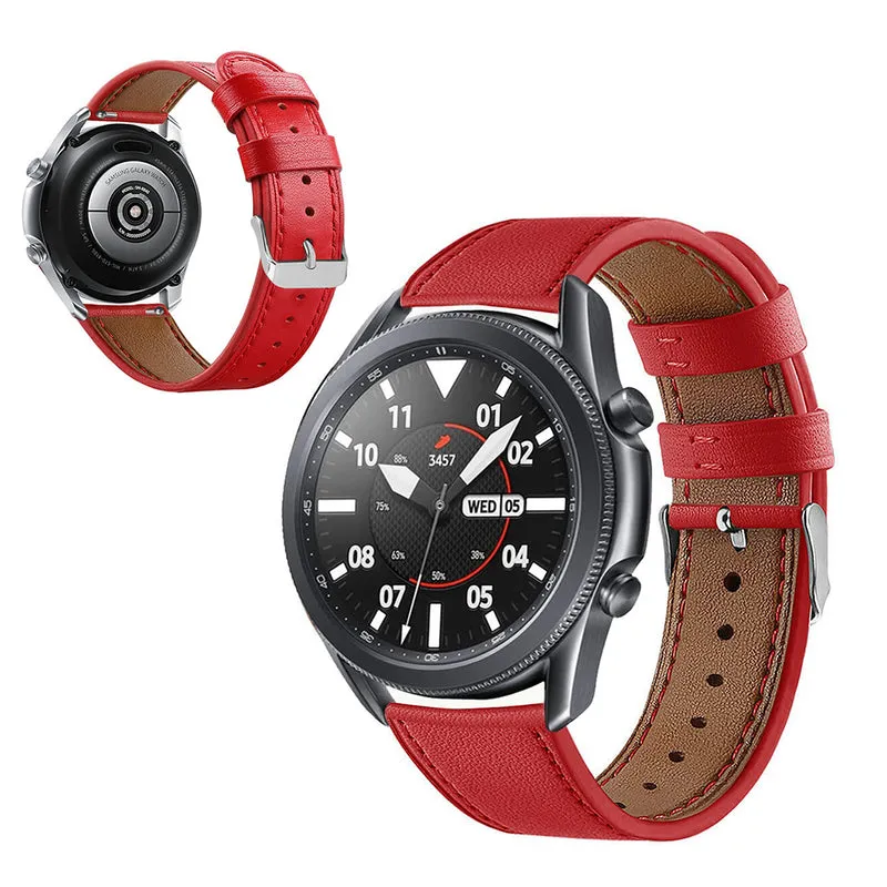 Sehr gut Samsung Galaxy Watch 3 (41mm) Echtes Leder armband