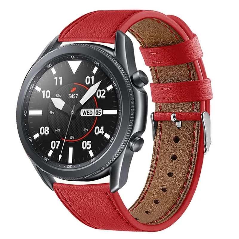 Sehr gut Samsung Galaxy Watch 3 (41mm) Echtes Leder armband
