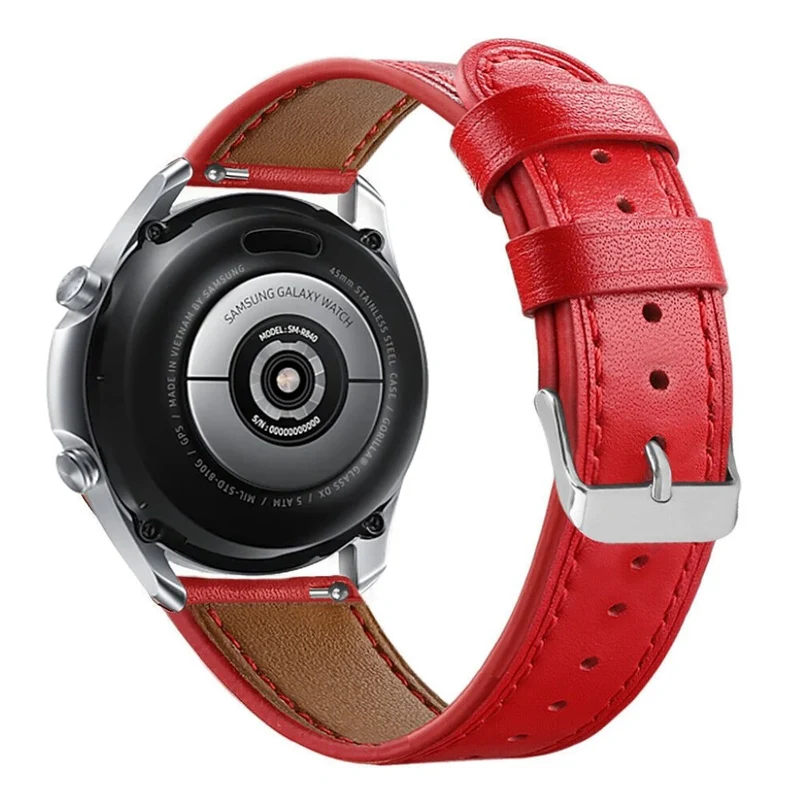 Sehr gut Samsung Galaxy Watch 3 (41mm) Echtes Leder armband