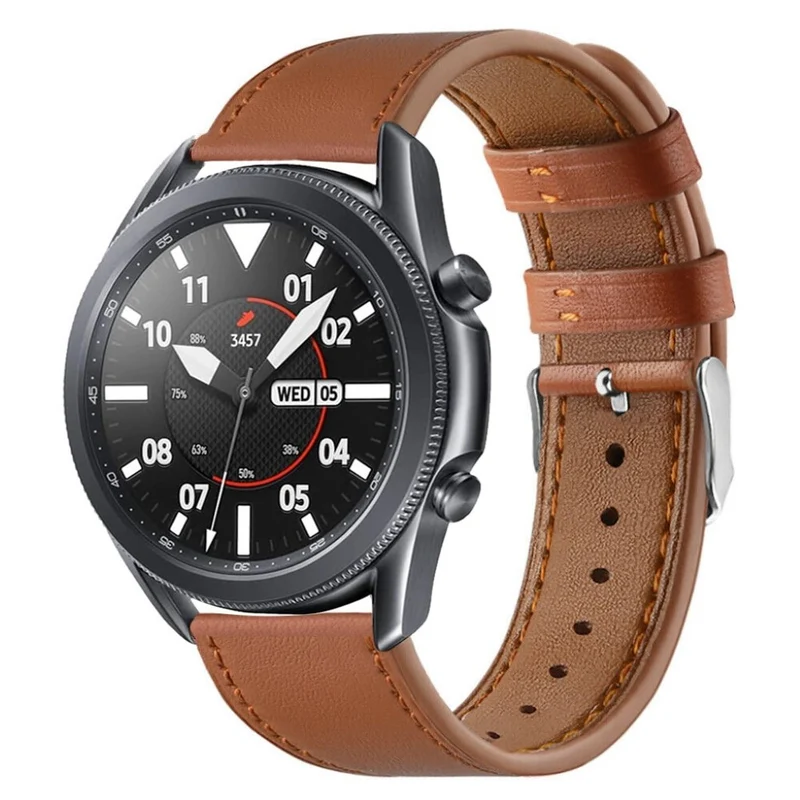 Sehr gut Samsung Galaxy Watch 3 (41mm) Echtes Leder armband