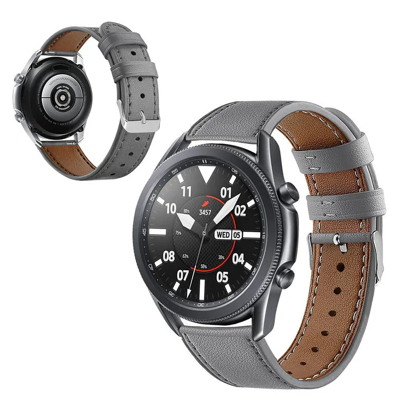 Sehr gut Samsung Galaxy Watch 3 (41mm) Echtes Leder armband