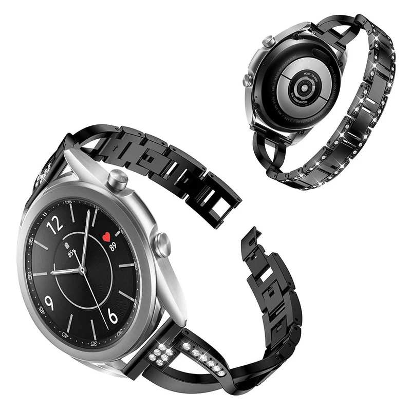 Süß Samsung Galaxy Watch 3 (41mm) Metall und Strass armband