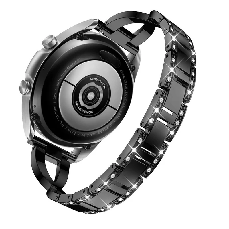 Süß Samsung Galaxy Watch 3 (41mm) Metall und Strass armband