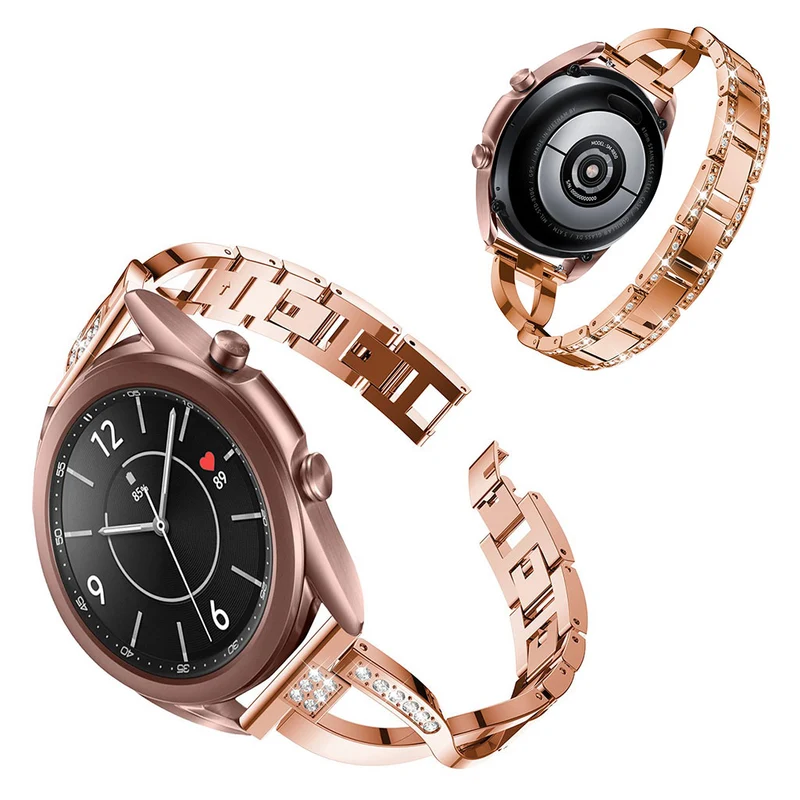 Süß Samsung Galaxy Watch 3 (41mm) Metall und Strass armband
