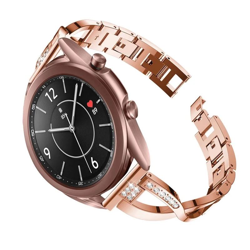 Süß Samsung Galaxy Watch 3 (41mm) Metall und Strass armband