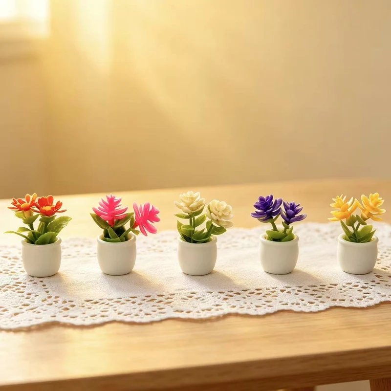 Miniature-Blumentopf-Set