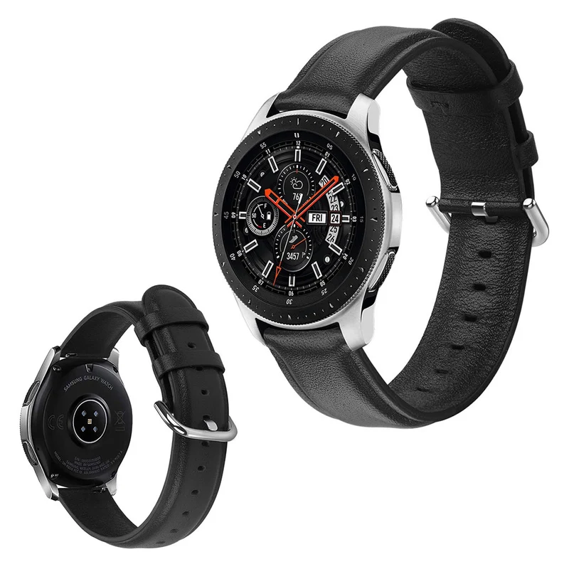Sehr schön Samsung Galaxy Watch (46mm) Echtes Leder armband