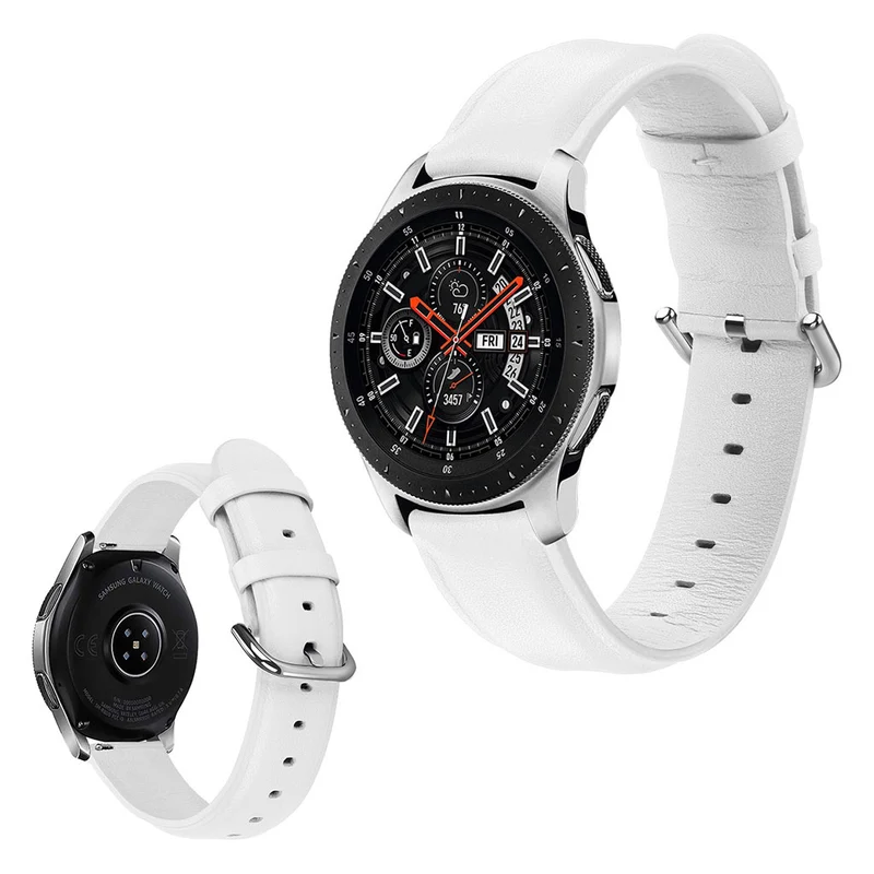 Sehr schön Samsung Galaxy Watch (46mm) Echtes Leder armband