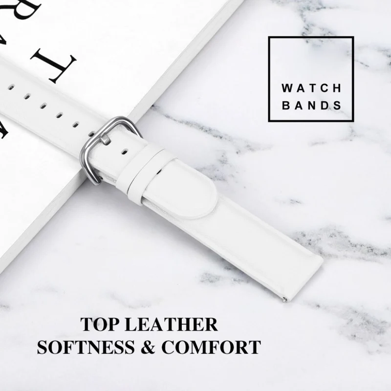 Sehr schön Samsung Galaxy Watch (46mm) Echtes Leder armband