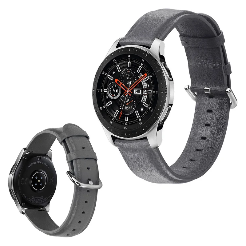Sehr schön Samsung Galaxy Watch (46mm) Echtes Leder armband