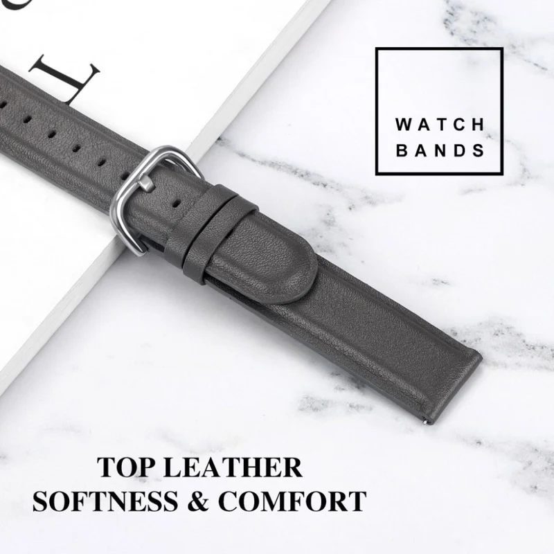 Sehr schön Samsung Galaxy Watch (46mm) Echtes Leder armband