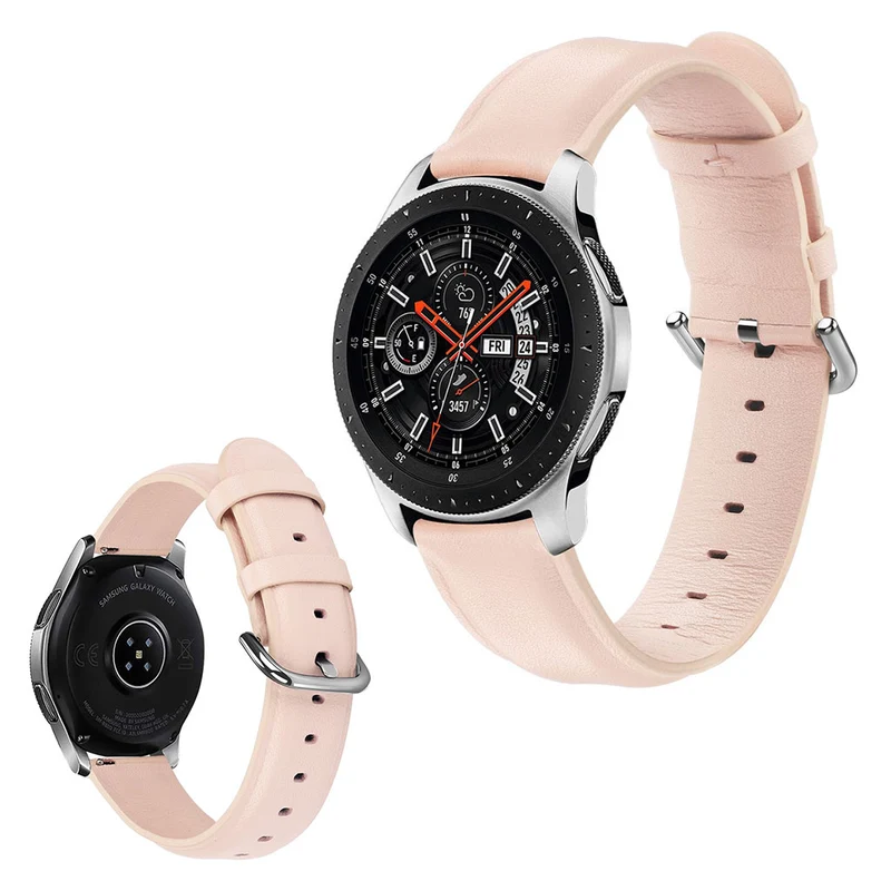 Sehr schön Samsung Galaxy Watch (46mm) Echtes Leder armband