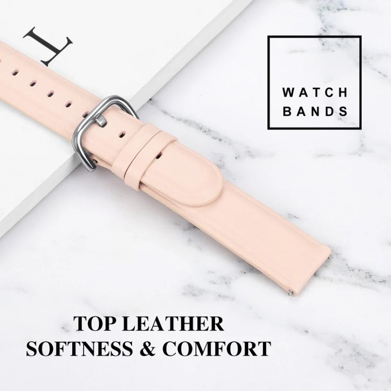 Sehr schön Samsung Galaxy Watch (46mm) Echtes Leder armband
